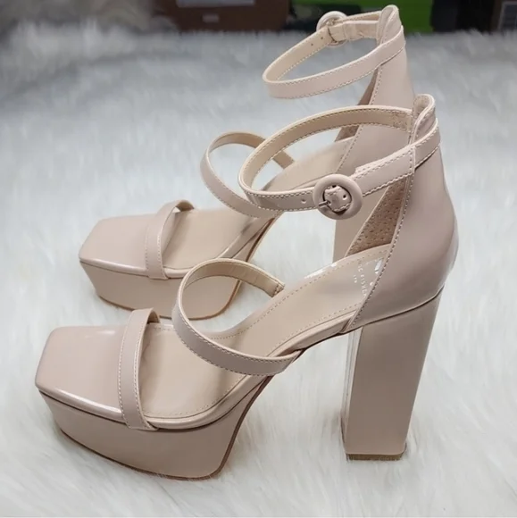 Marc Fisher LTD Frita High Heels Light Natural Nude - Picture 15 of 16